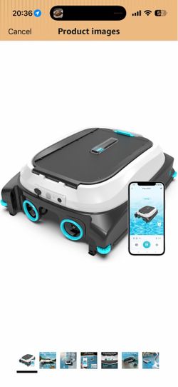 Solar Pool Skimmer Robot with APP, Obsidian & Ivory Auto Surface Cleaning, 24/7 Cleaning, Dual Charging Modes, Obstacle Avoidance, Large Filter, Ideal