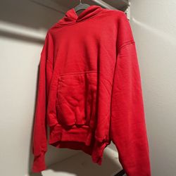 Red Yeezy Gap Hoodie