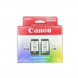 Genuine Canon PG-275 Black CL-276 Color Ink Value Pack OEM Cartridges