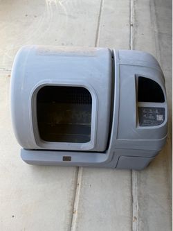 100L automatic self cleaning WiFi cat litter box