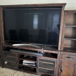Large TV Entertainment Center