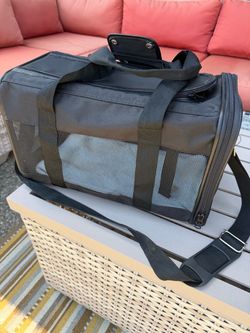 Airline approved soft sided pet carrier - never used