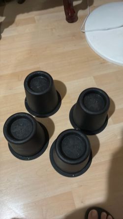 Extra heavy duty bed risers round