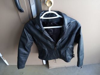 Black jack women's leather biker jacket