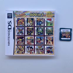 500 In 1 Nintendo DS Game DS Multi Game Card Anime Games 