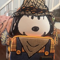 Snoopy Scarecrow Loungefly Backpack 