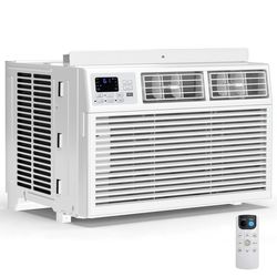 12,000 BTU Window Air Conditioner, 3-in-1 AC Unit with Dehumidifier for Large Room/Living Room Up to 550 Sq. Ft, Quiet & Energy Saving Window AC with 