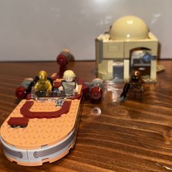 Lego Starwars 75270 And 75271 Retired Sets. Obi-wans Hut And Luke Speeder