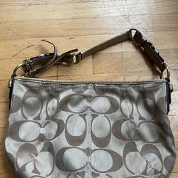 Coach Gold /Bronze Large Shoulder Bag