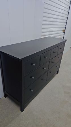 Black Ikea Hemnes Dresser