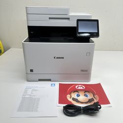 Used ** Canon imageCLASS MF741Cdw  printer ** DOES NOT INCLUDE TONER**