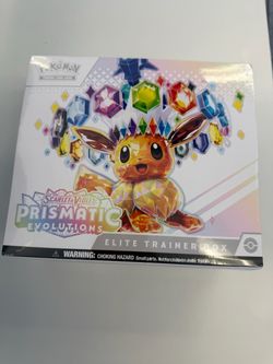 Pokémon Scarlet & Violet Prismatic Evolutions Elite Trainer Box