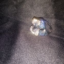 Blue Rinestone & Clear Stones By Parklane Jewelry.