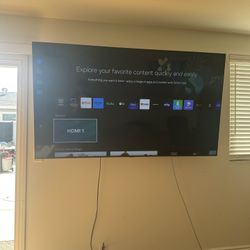 75” Samsung TV (With TV Mount)