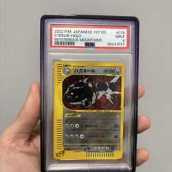 Mysterious Mountains Steelix PSA 9