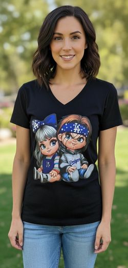 Los Angeles Baseball Woman Shirt 💙