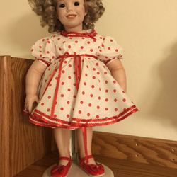 Porcelain Shirley Temple Doll