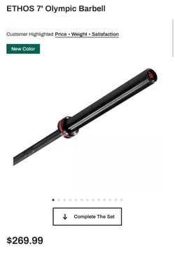 Ethos 7’ Olympic Barbell