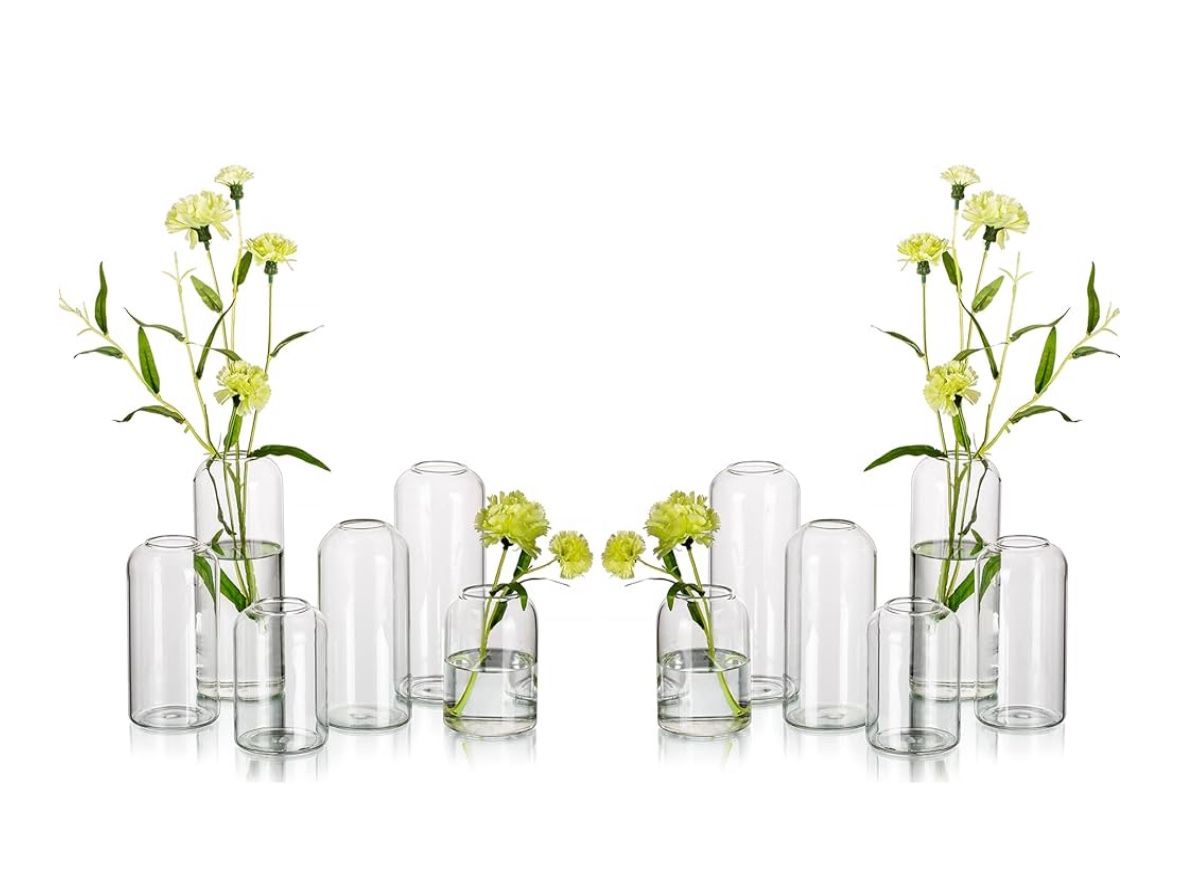 Glass Bud Set Flower Vases