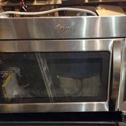 Stainless Steel Whirlpool Microwave 