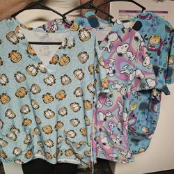 Women Scrub Tops m 