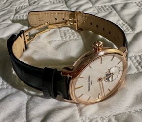 Frederique Constant Slimline Moonphase Rose Gold Watch