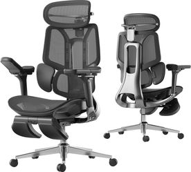 Hbada E3 Pro Ergonomic Office Chair, Big and Tall Office Chair - with 3-Zone Dynamic Lumbar