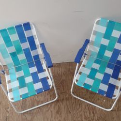 Brand New Nice Web Style Beach Chairs 