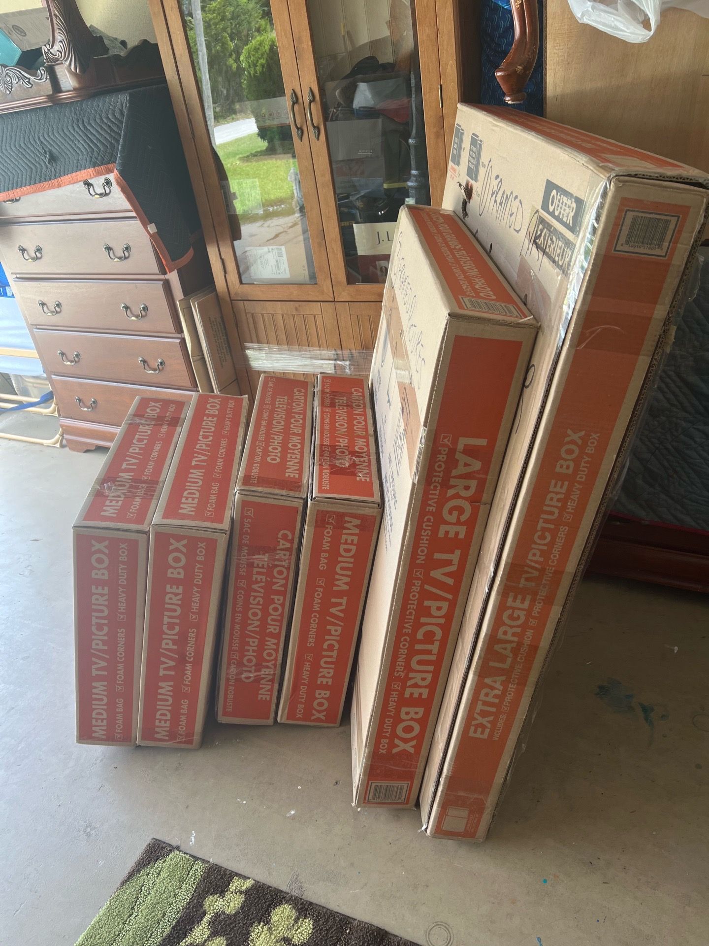 Moving boxes