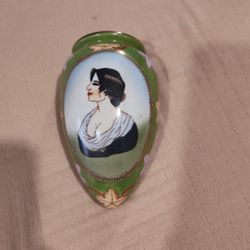 Antique Risque Wall Pocket 