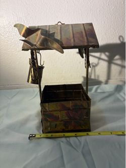 Vintage copper well music box