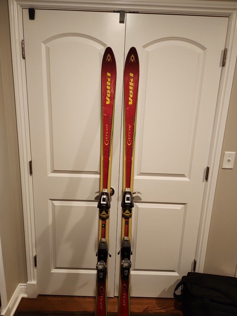 Volkl Carver Plus 191cm Skis Salomon 800 Bindings