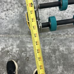 10 Wheel Expandable Gravity Roller Conveyor