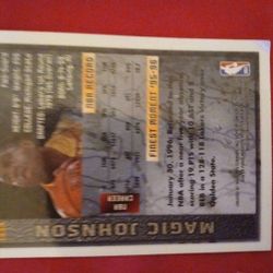1995 TOPPS FINEST MAGIC JOHNSON REFRACTION CARD