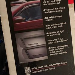 2005-2011 BMW 3series Sedan Side Window Deflectors