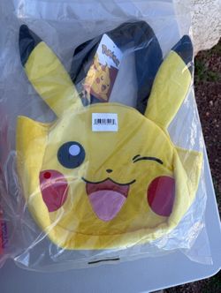 Pikachu plush tote