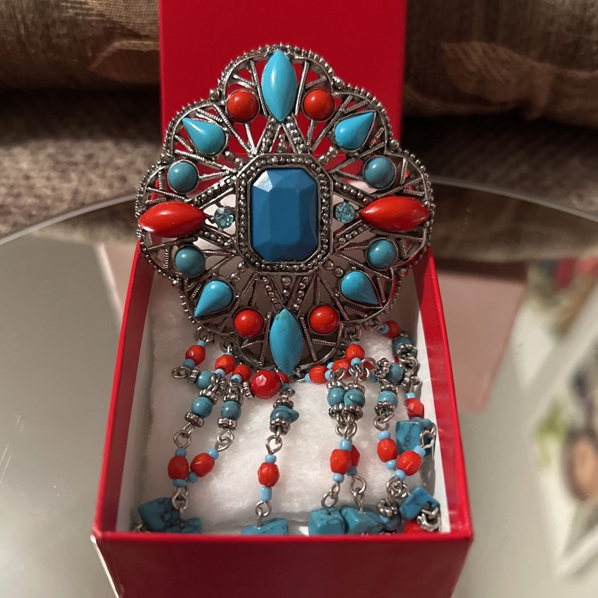 Beautiful! Colorful Turquoise Pendant !!!