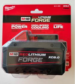 Milwaukee M18 RedLithium Forge XC8.0 Battery