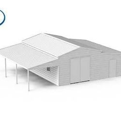 K4230T Metal Garage/ Shed/ Carport. New in Crate!