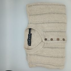 Pazzo Knitted Sweater 5 Buttons Size L