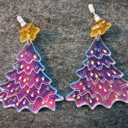 Christmas Tree Earrings 