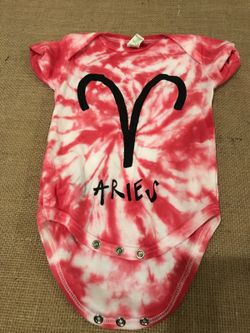 Handmade Aries Baby Onesie