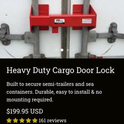 Trailer Door Lock 