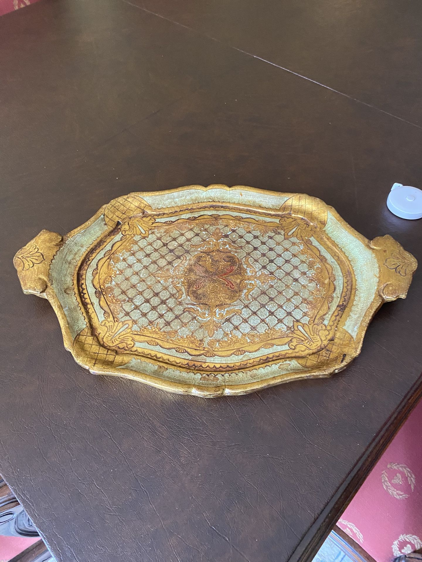 Italian Handmade Wooden Serving Tray