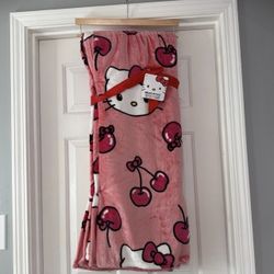 Hello Kitty Cherry blanket 