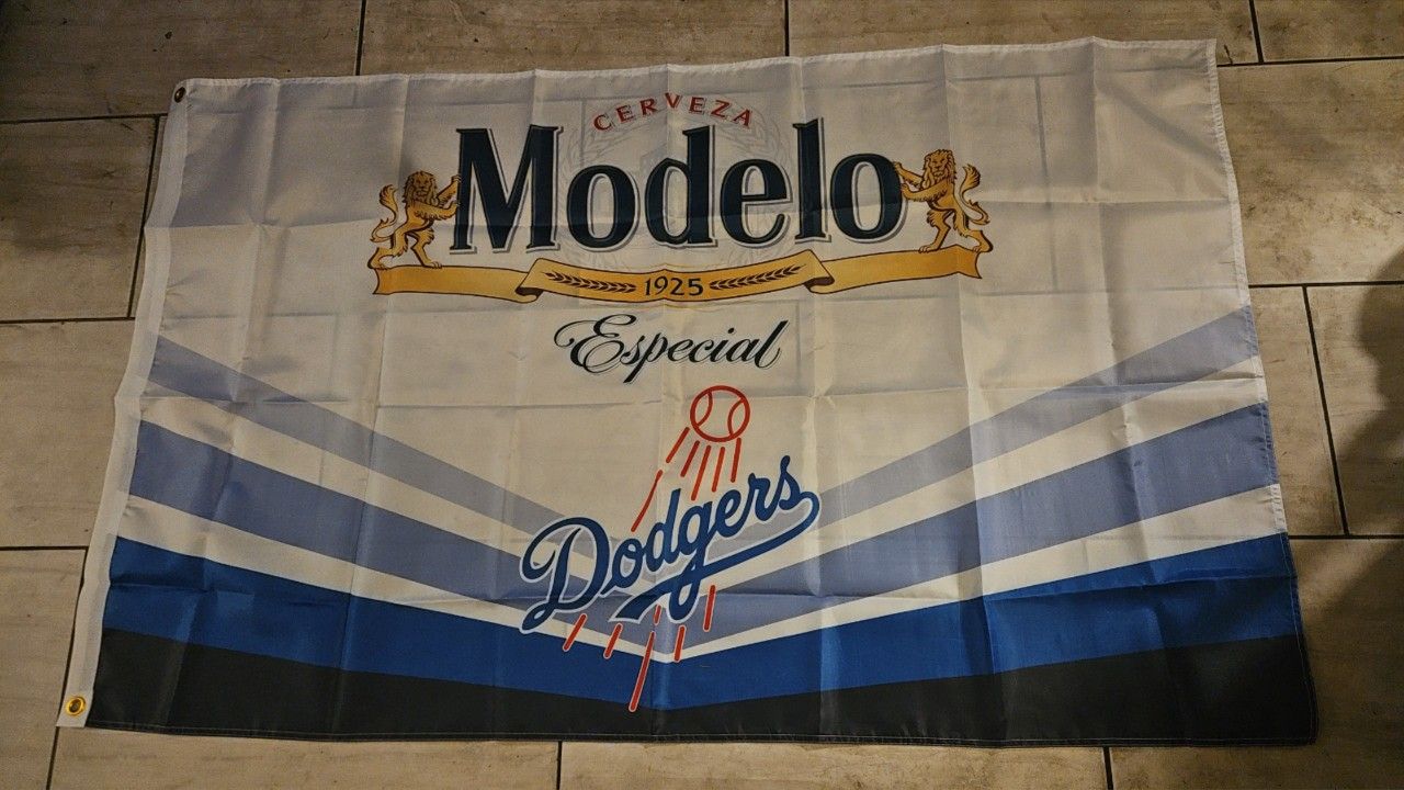 Modelo Dodgers Flag 5ftx3ft $20 Firm On Price