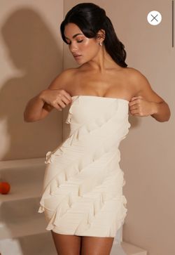 Oh Polly ruffle mini dress