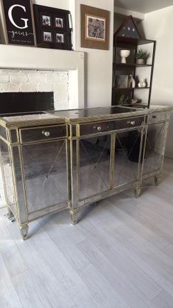 Z Gallerie Borghese Mirrored Buffet
