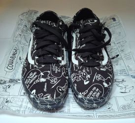 Vans Black And White Snoopy