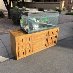 Fish Tank And Dresser